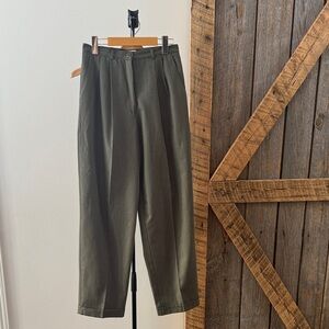 90s VICE VERSA OLIVE GREEN TROUSER - MADE IN CANADA